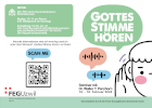Flyer für Seminar Gottes-Stimme-hoeren
